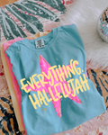 Everything, Hallelujah Tee (Lagoon Blue)