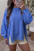 Sky Blue Mineral Wash Sweatshirt